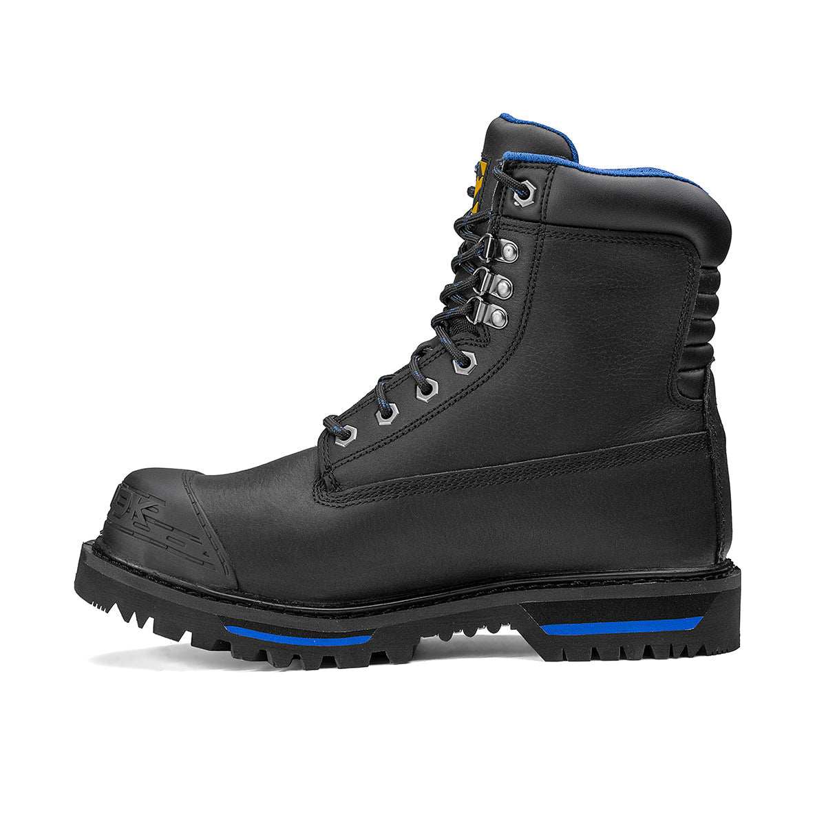 Tarantula 8" Steel Toe Men’s Waterproof Work Boot - Black - Skoutley Outdoors LLC