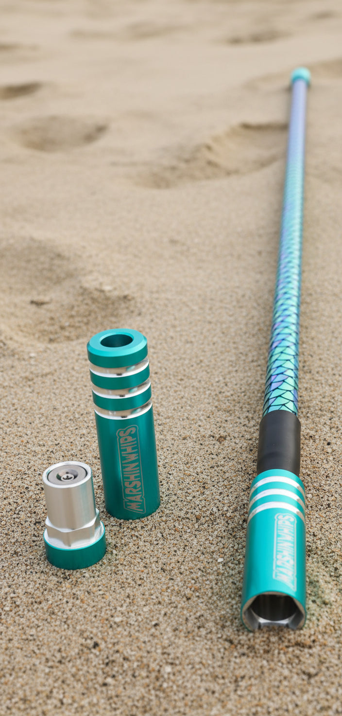 Load image into Gallery viewer, Game Changer LED Whip - Striking Teal Single
