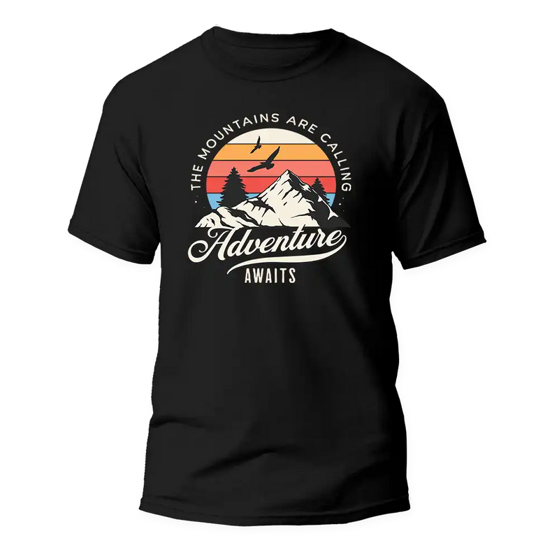 Load image into Gallery viewer, The Mountains Are Calling Man T-Shirt