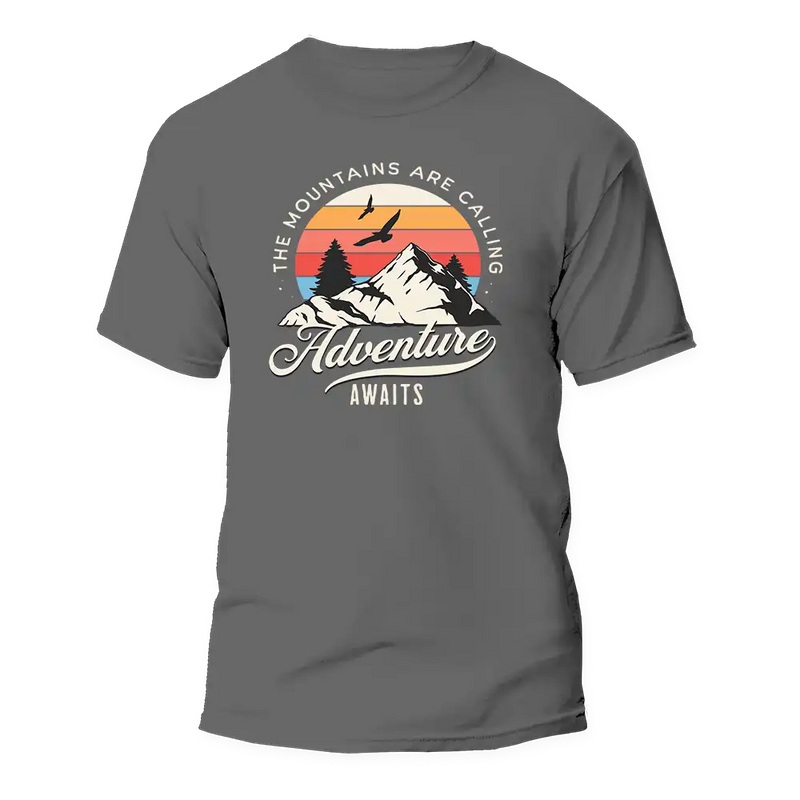 Load image into Gallery viewer, The Mountains Are Calling Man T-Shirt