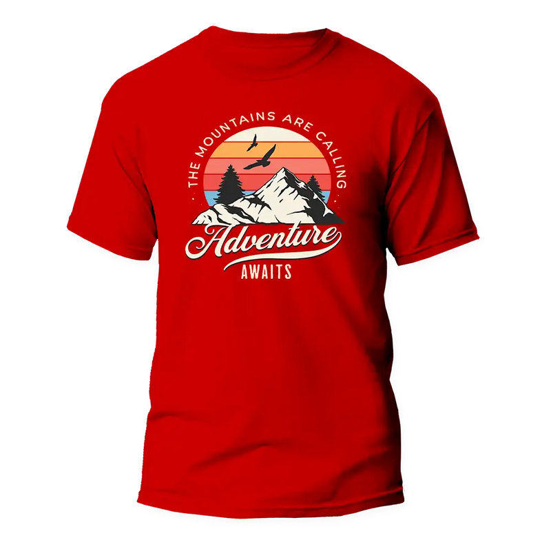 Load image into Gallery viewer, The Mountains Are Calling Man T-Shirt
