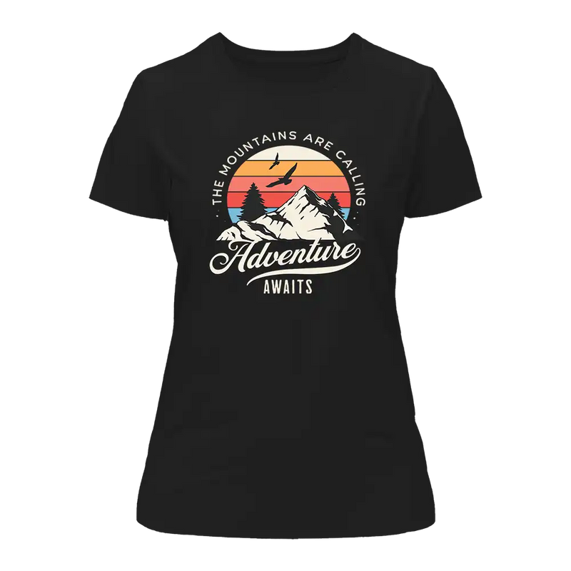 Load image into Gallery viewer, The Mountains Are Calling T-Shirt for Women