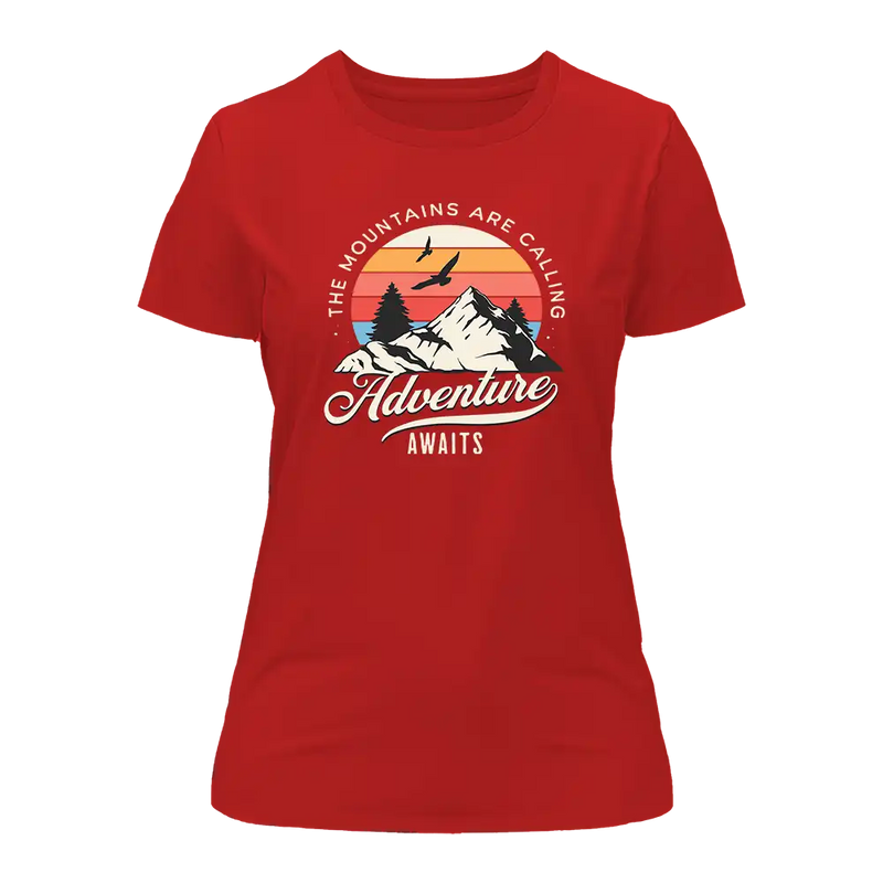 Load image into Gallery viewer, The Mountains Are Calling T-Shirt for Women