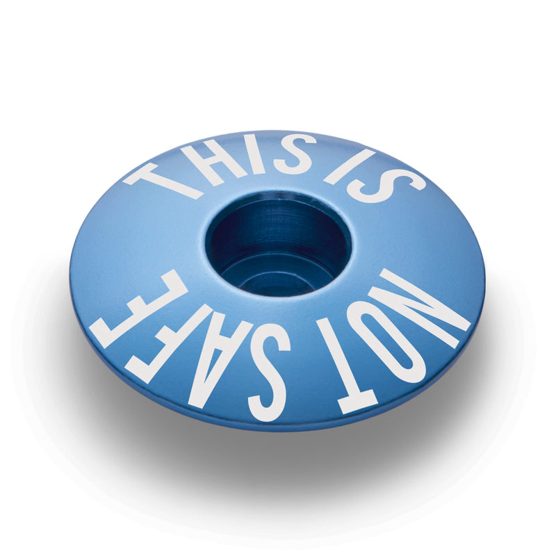 Load image into Gallery viewer, This Is Not Safe Bicycle Headset Cap
