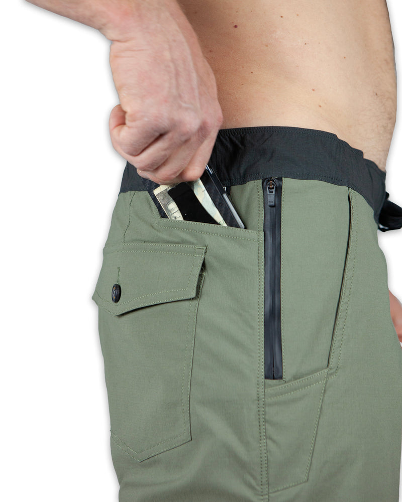 Load image into Gallery viewer, Thunderbird Short - Rye Green