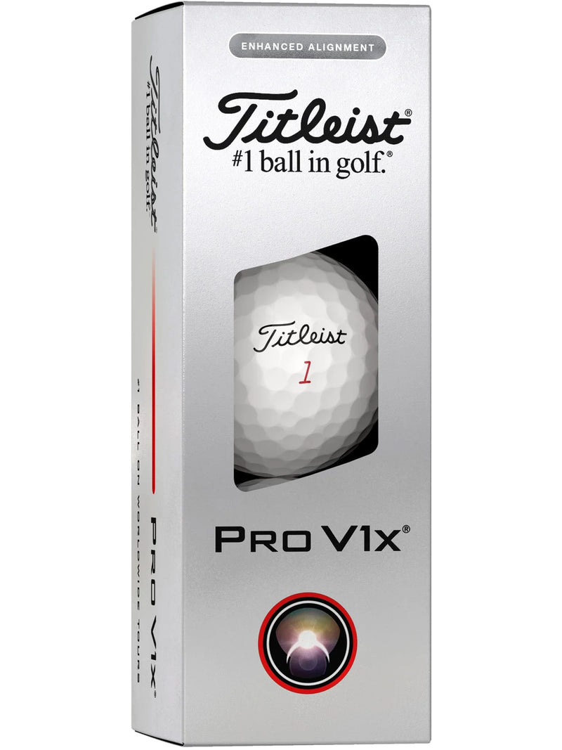 Load image into Gallery viewer, Titleist 2026 Pro V1x Enhanced Alignment Golf Balls