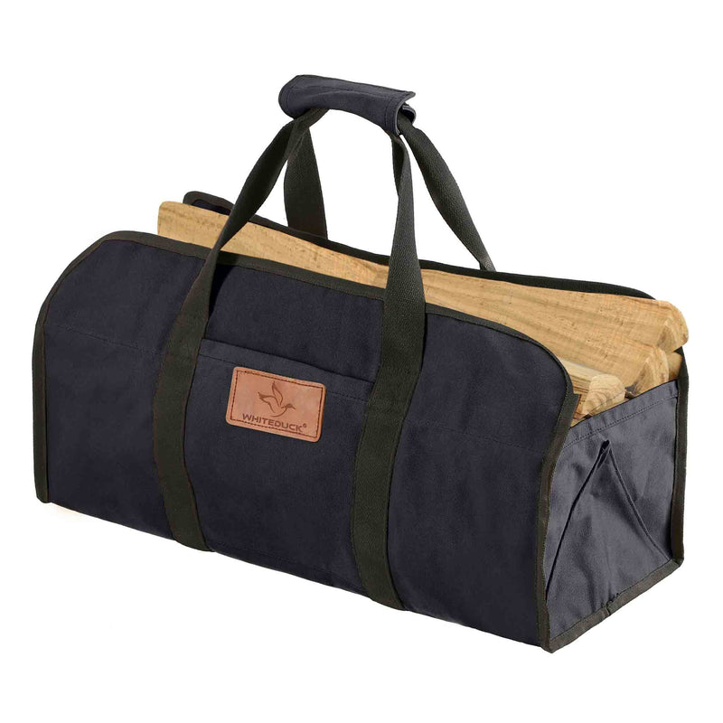 Load image into Gallery viewer, Tote Shape Canvas Firewood Log Carriers