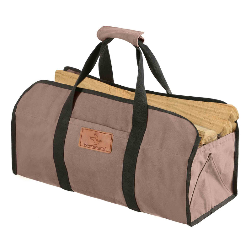 Load image into Gallery viewer, Tote Shape Canvas Firewood Log Carriers