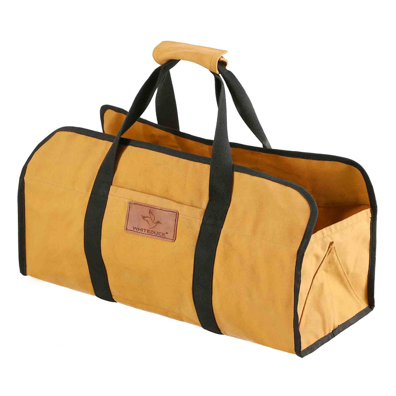 Load image into Gallery viewer, Tote Shape Canvas Firewood Log Carriers