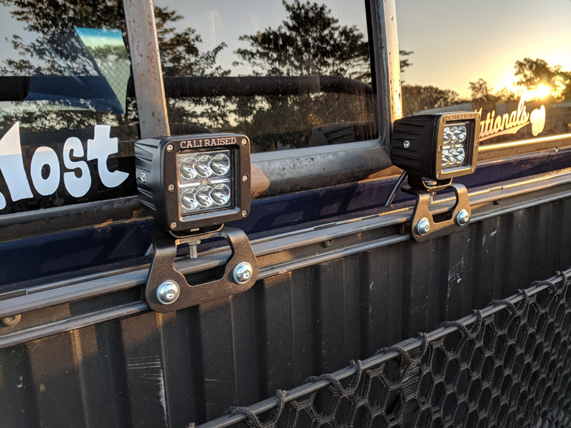 Load image into Gallery viewer, Bed Rail LED Pod Brackets Kit For Toyota Truck