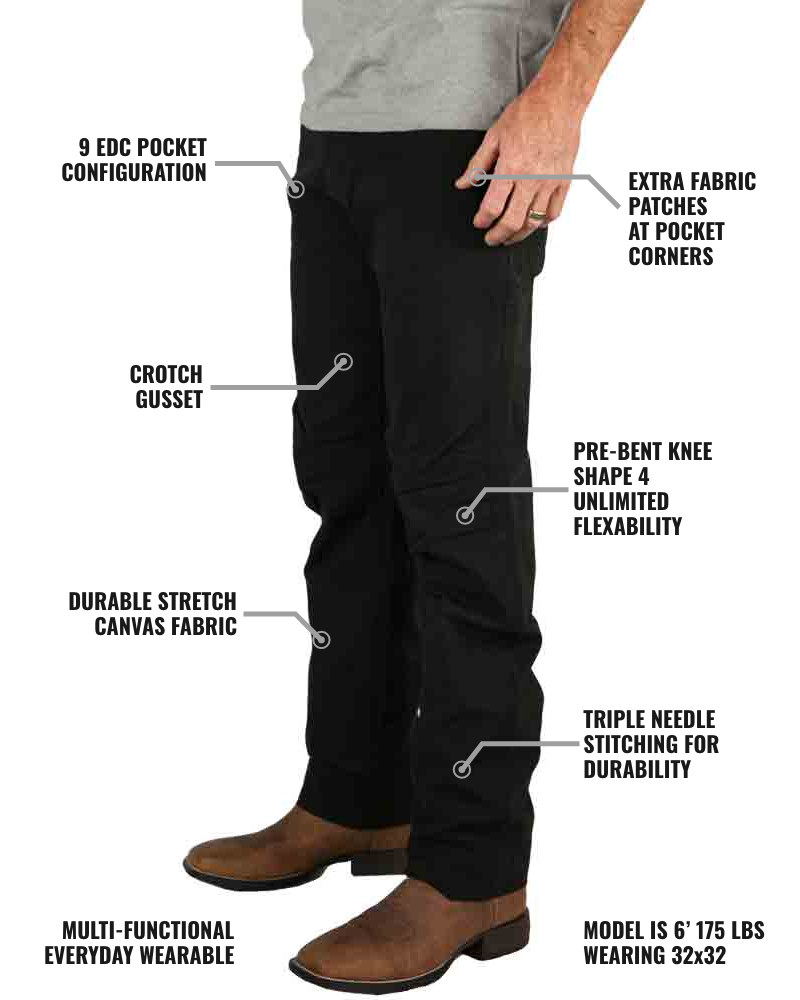 Load image into Gallery viewer, Trailblazer Standard Fit Pants - BLK