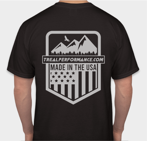 Load image into Gallery viewer, Treal Performance Made In USA | Grey Logo | Short Sleeve T-Shirt