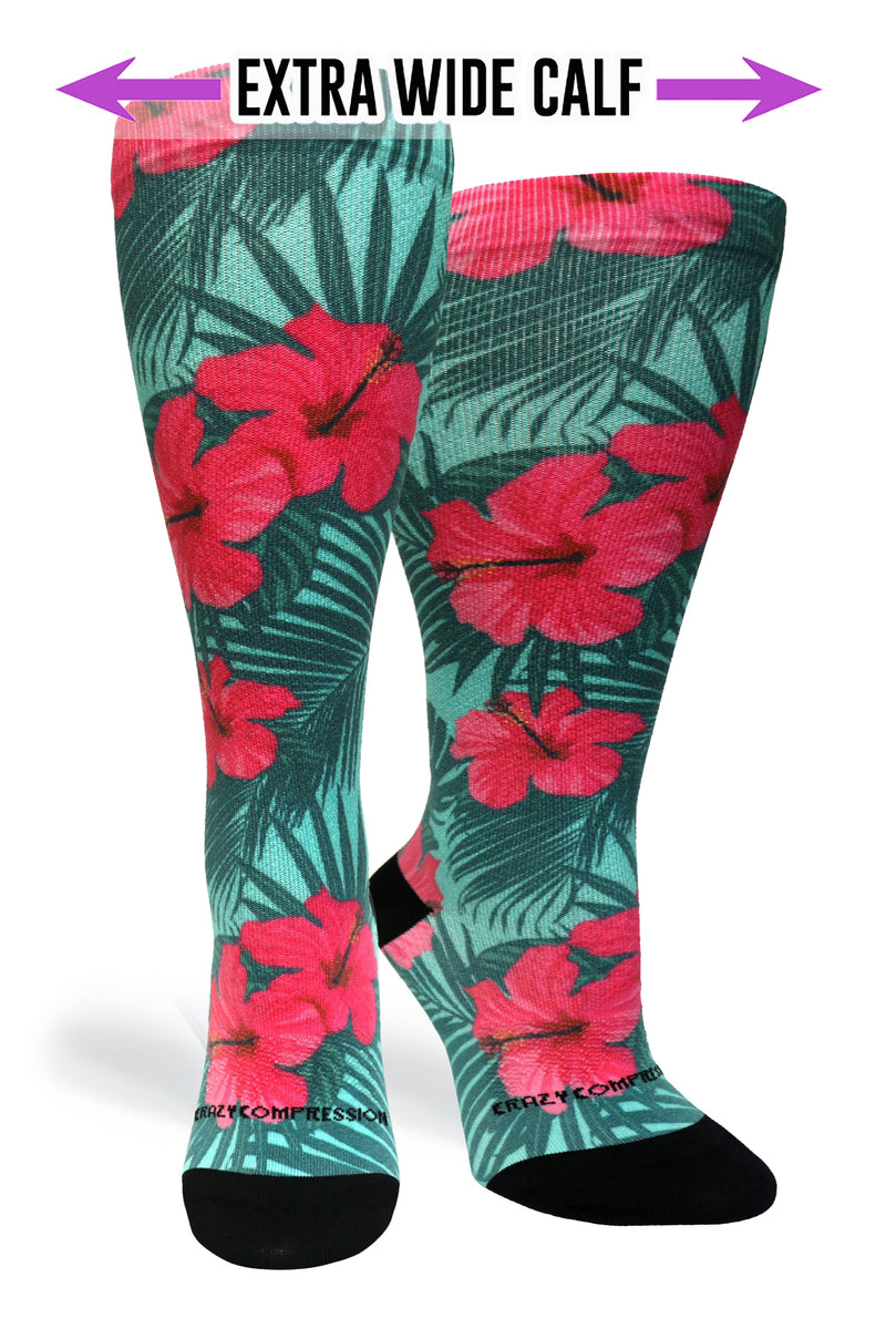 Load image into Gallery viewer, Tropical Hibiscus - (Standard & Extra Wide)