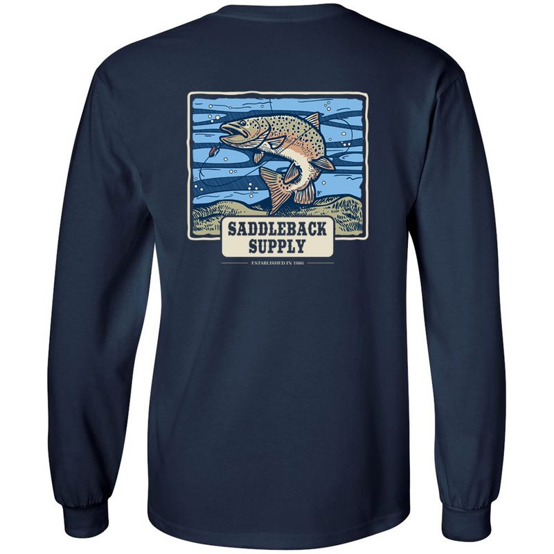 Load image into Gallery viewer, Trout Long Sleeve Tee