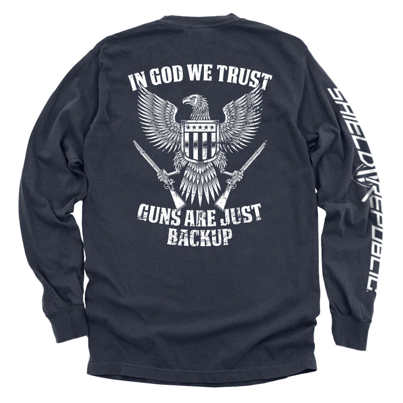 Load image into Gallery viewer, In God We Trust Guns Are Just Backup