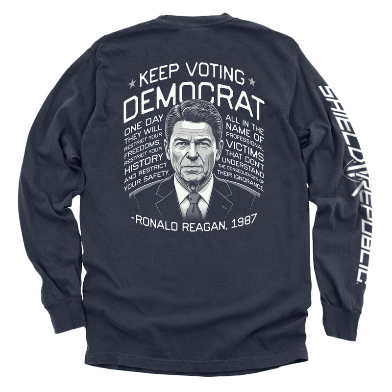 Load image into Gallery viewer, Keep Voting Democrat Ronald Reagan