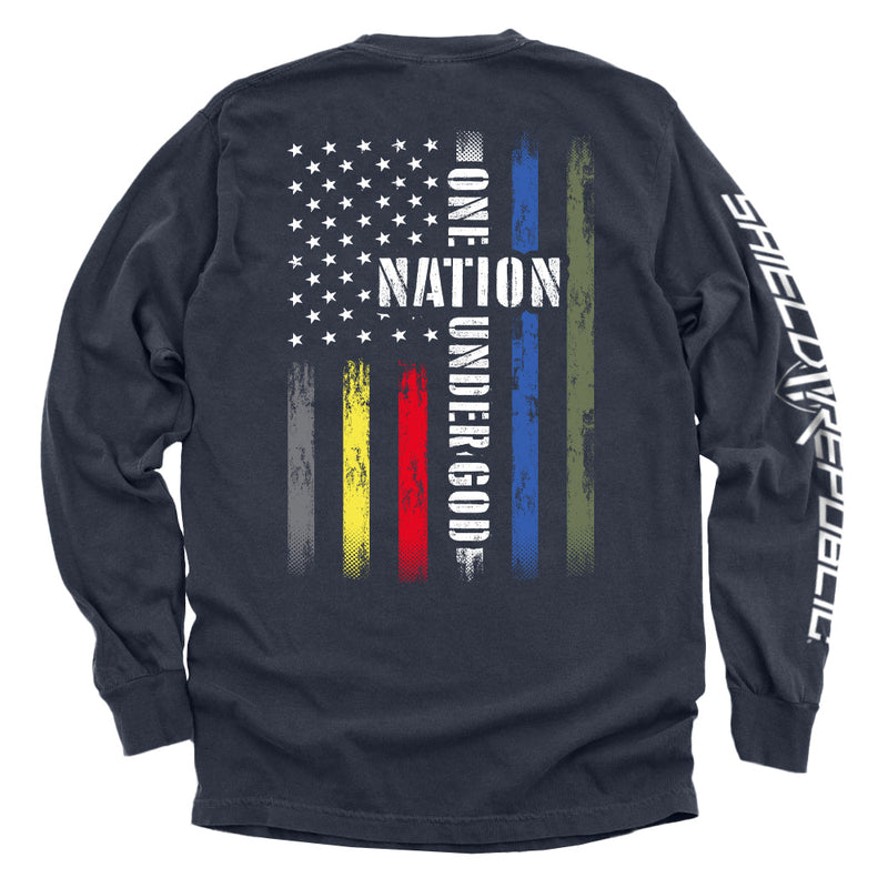 Load image into Gallery viewer, One Nation Under God First Responder Flag