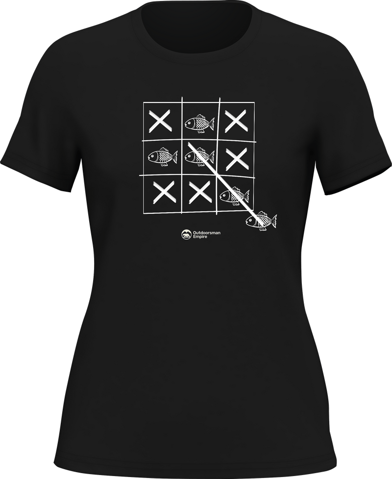 Load image into Gallery viewer, Fish Tick Tack Toe T-Shirt for Women