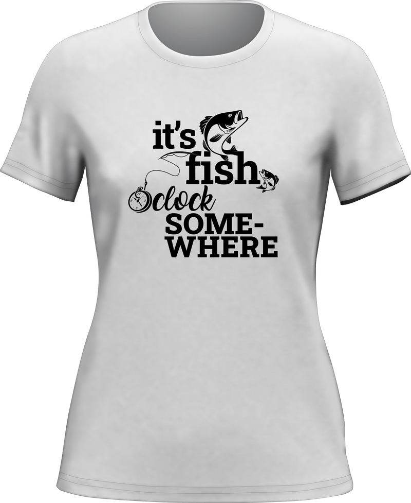 Load image into Gallery viewer, Its Fishing O'clock T-Shirt for Women