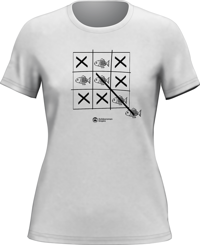 Load image into Gallery viewer, Fish Tick Tack Toe T-Shirt for Women