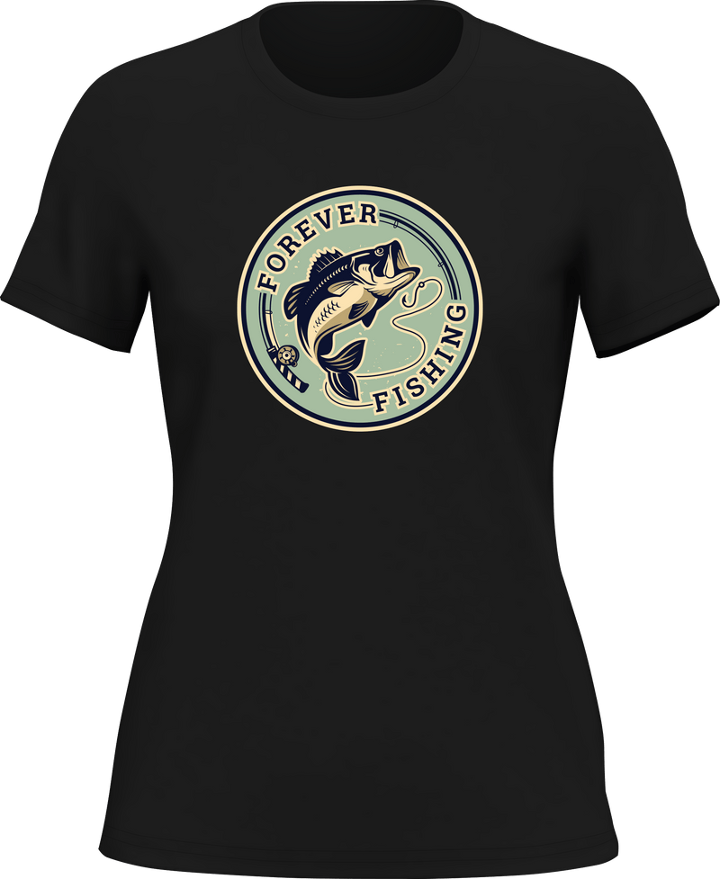 Load image into Gallery viewer, Forever Fishing T-Shirt for Women