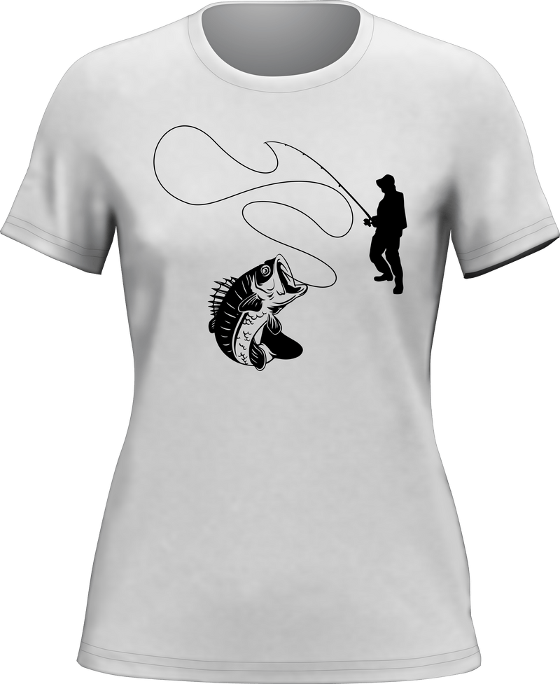Load image into Gallery viewer, Fishing Lines T-Shirt for Women
