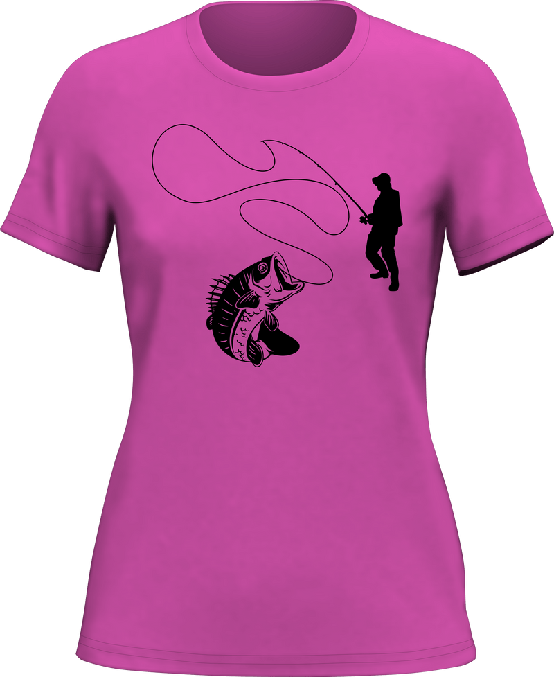 Load image into Gallery viewer, Fishing Lines T-Shirt for Women