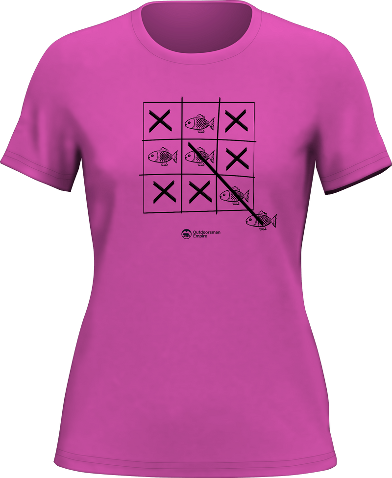 Load image into Gallery viewer, Fish Tick Tack Toe T-Shirt for Women