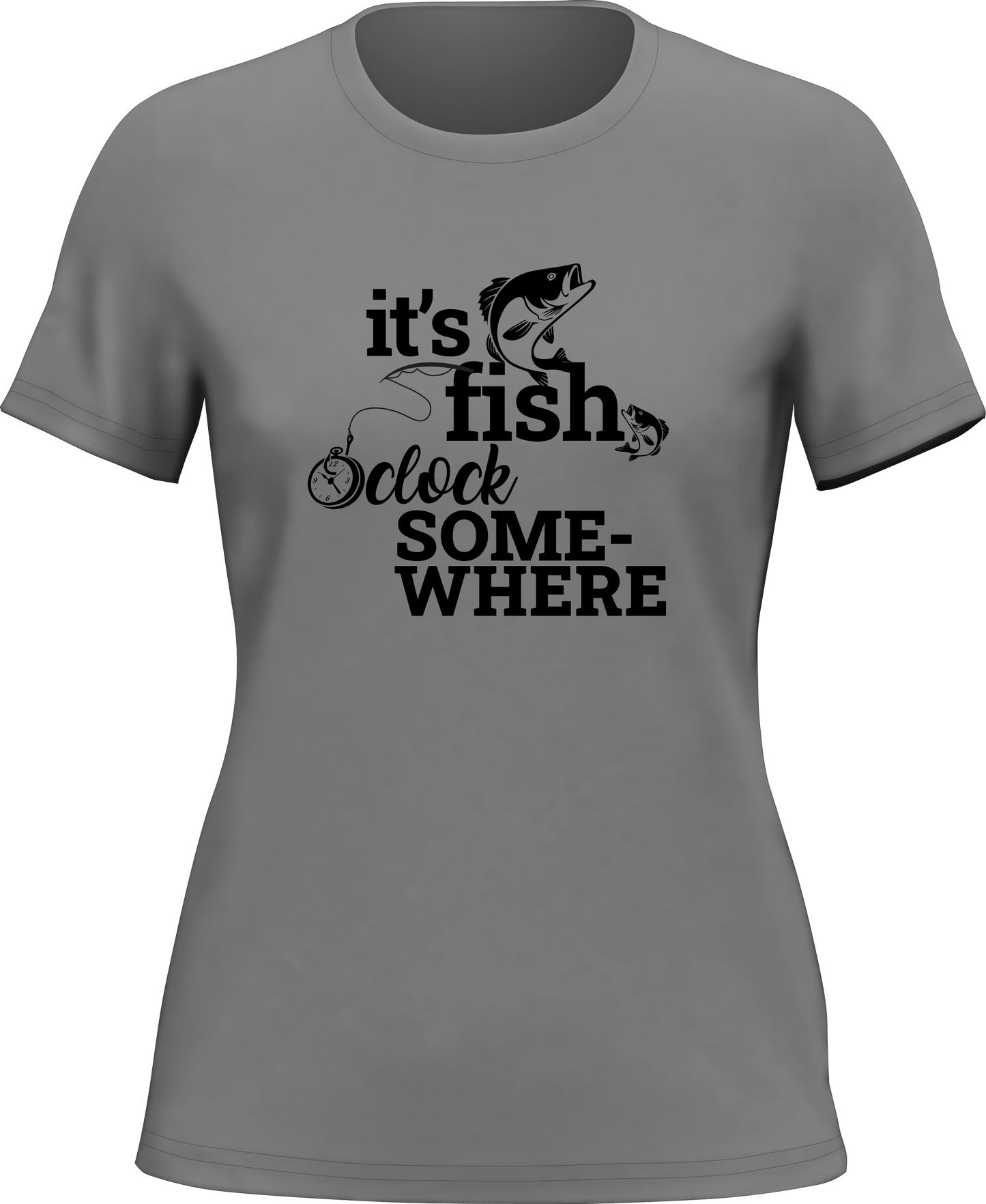 Its Fishing O'clock T-Shirt for Women