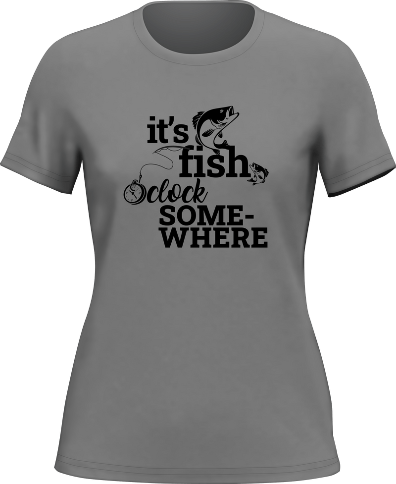 Load image into Gallery viewer, Its Fishing O'clock T-Shirt for Women