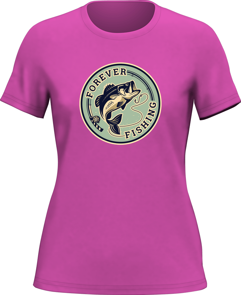 Load image into Gallery viewer, Forever Fishing T-Shirt for Women