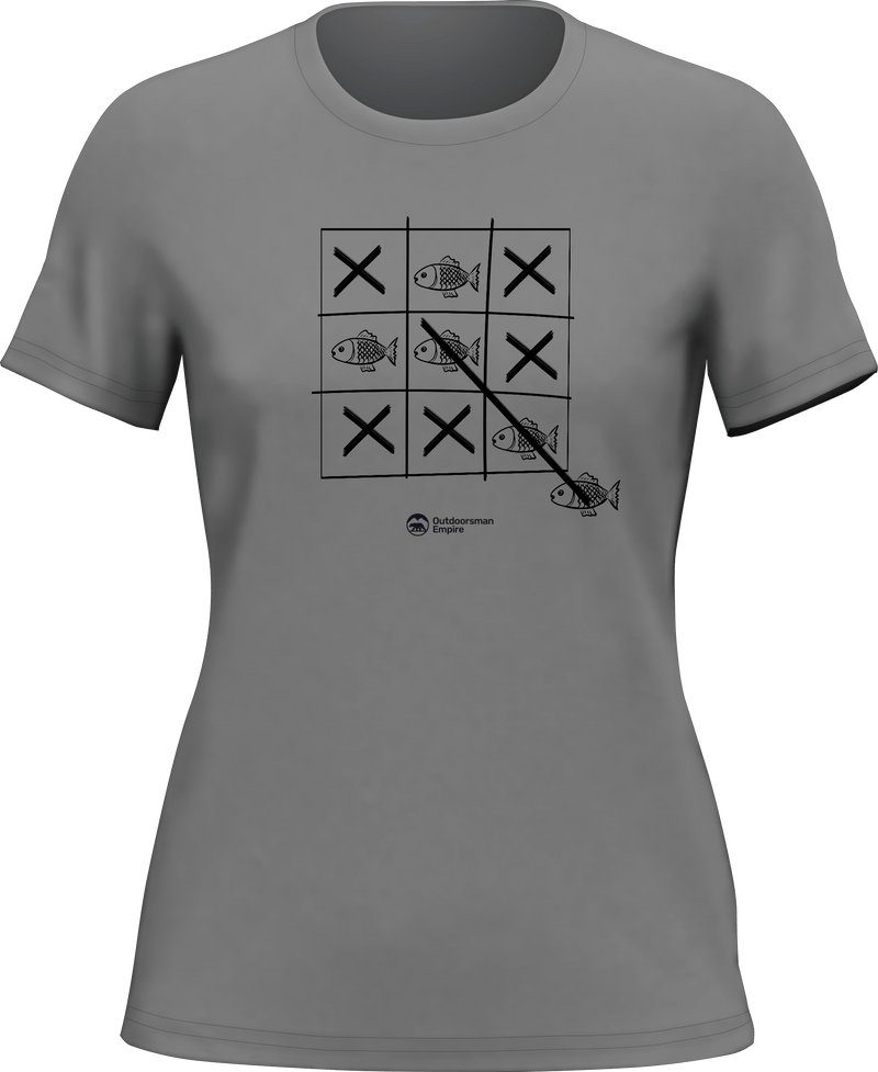 Load image into Gallery viewer, Fish Tick Tack Toe T-Shirt for Women