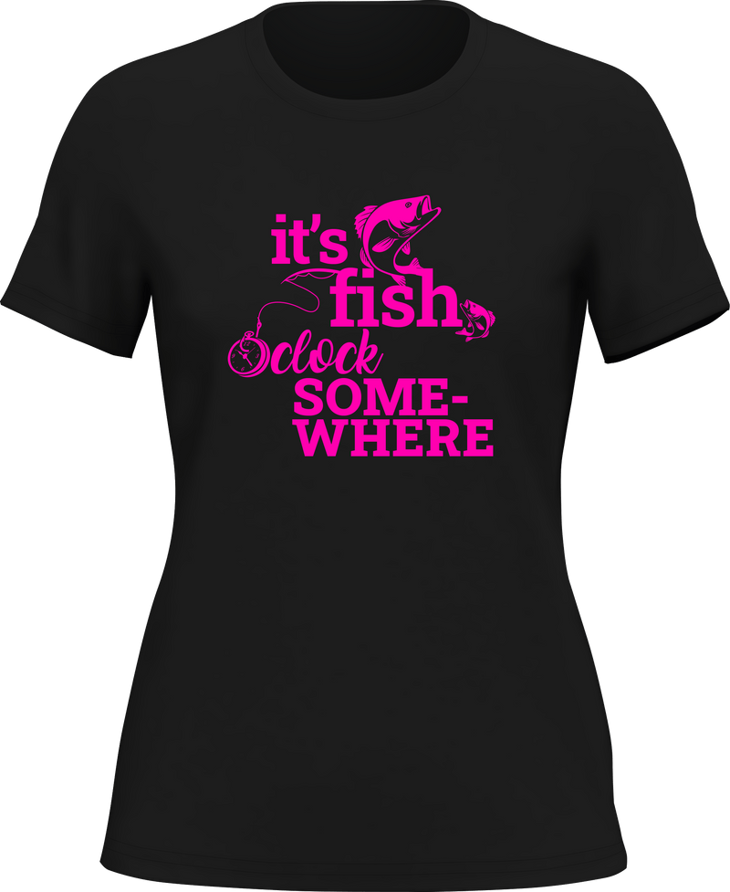 Load image into Gallery viewer, Its Fishing O'clock T-Shirt for Women