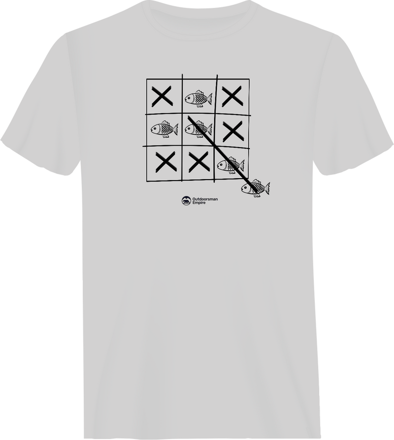 Load image into Gallery viewer, Fish Tick Tack Toe Man T-Shirt