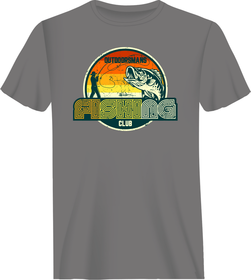 Load image into Gallery viewer, Outdoorsman Fishing Club 80 Man T-Shirt