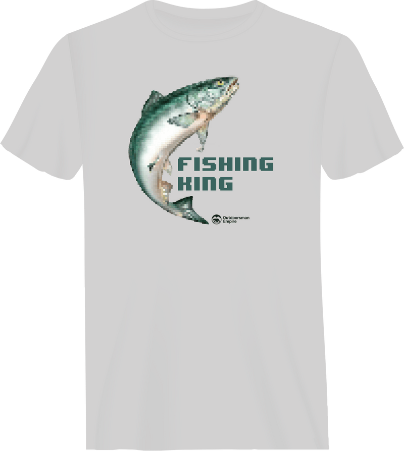 Load image into Gallery viewer, Fishing Pixelated Man T-Shirt