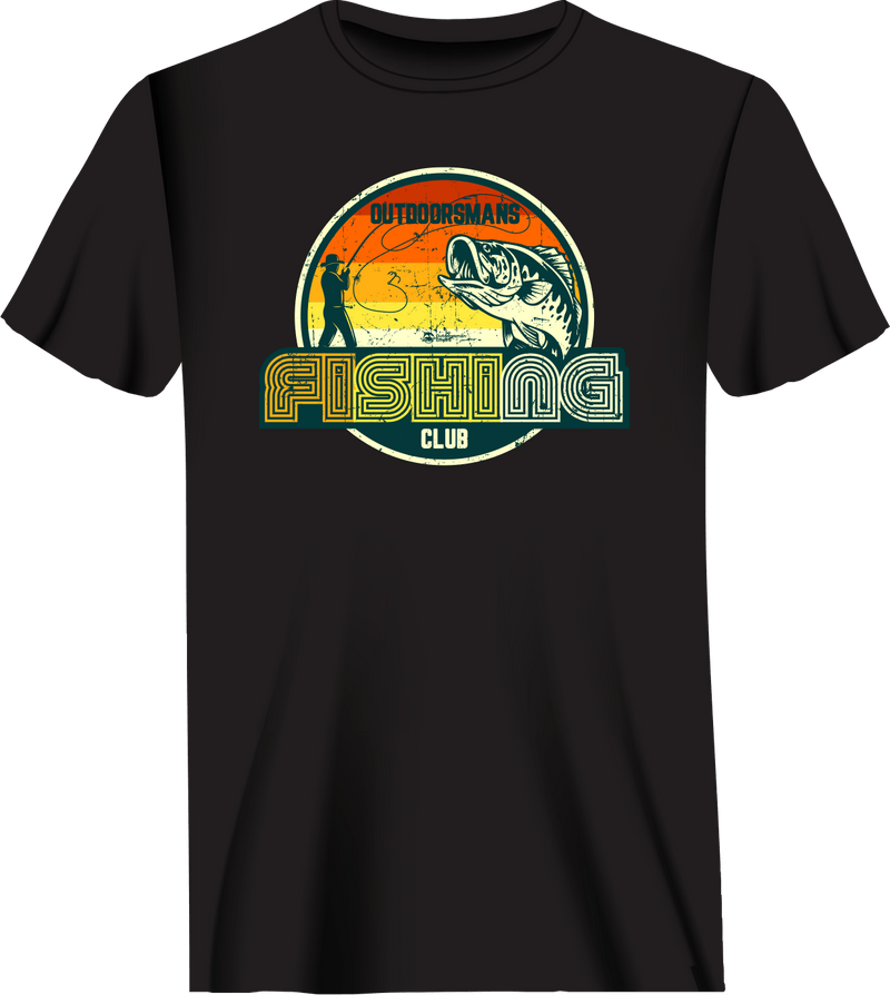 Load image into Gallery viewer, Outdoorsman Fishing Club 80 Man T-Shirt
