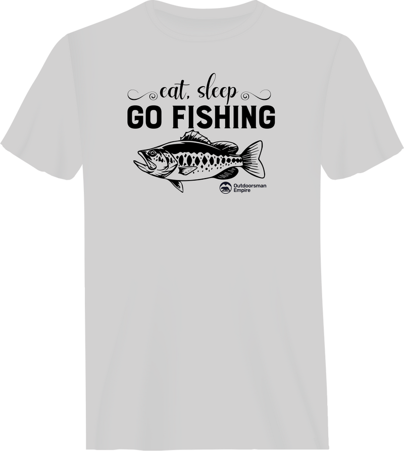 Load image into Gallery viewer, Eat Sleep Go Fishing Man T-Shirt