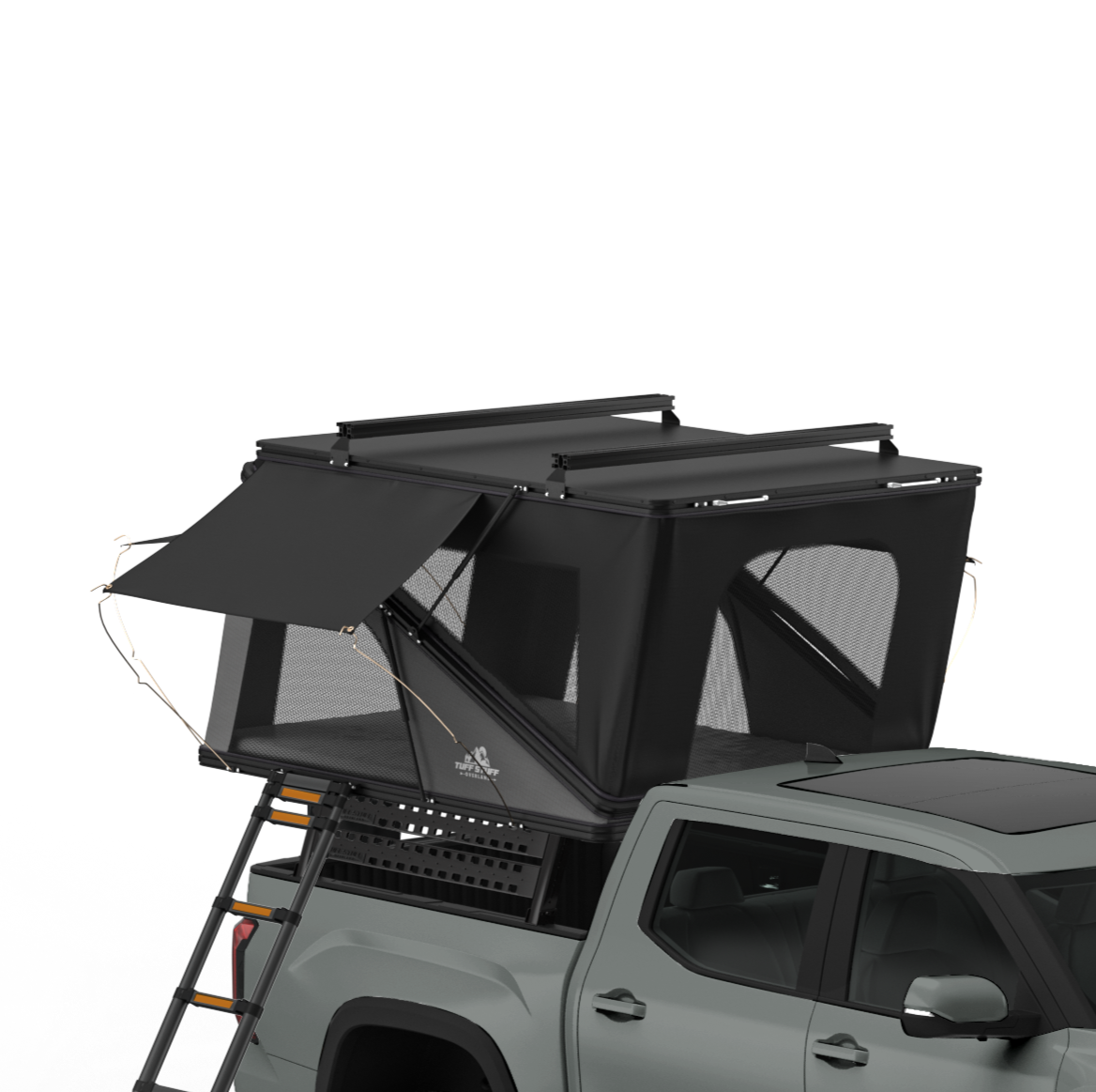Alpine 61 Hardshell Rooftop Tent – Aluminum, 2–3 Person, 4-Season Overland Tent for SUVs & Trucks – Black Compact Design
