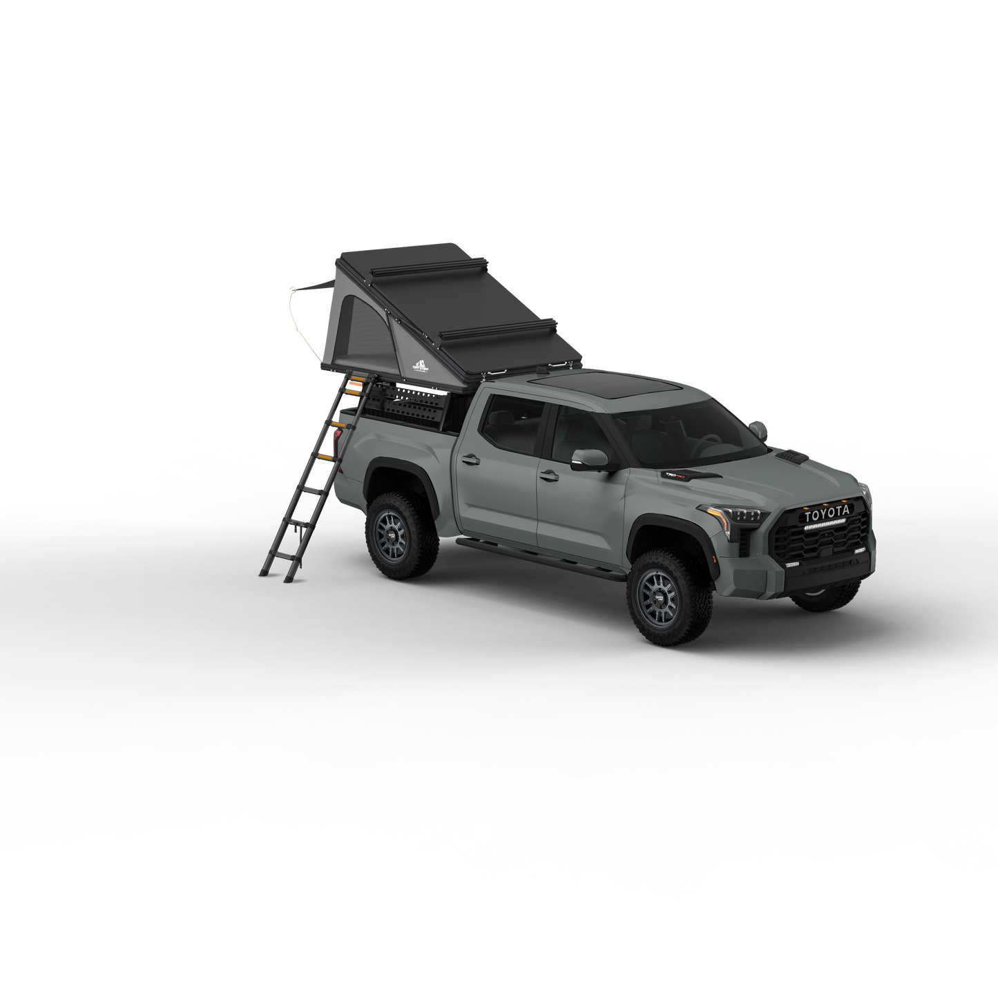 Alpine 61 Hardshell Rooftop Tent – Aluminum, 2–3 Person, 4-Season Overland Tent for SUVs & Trucks – Black Compact Design
