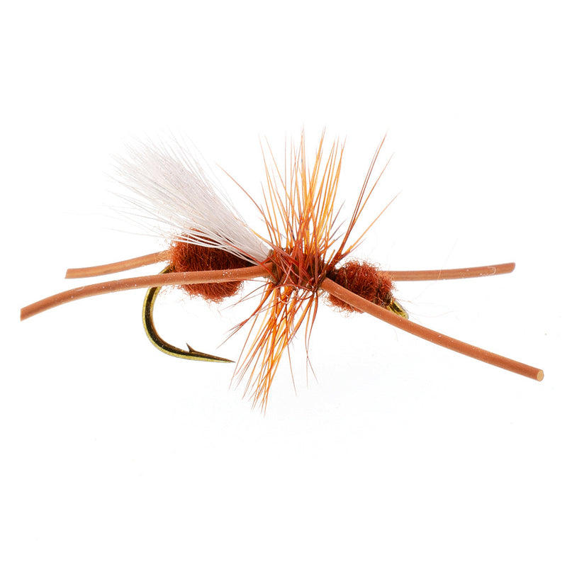 Load image into Gallery viewer, 3 Pack Turcks Power Flying Ant Cinnamon Terrestrial Trout Dry Fly - Hook Size 12