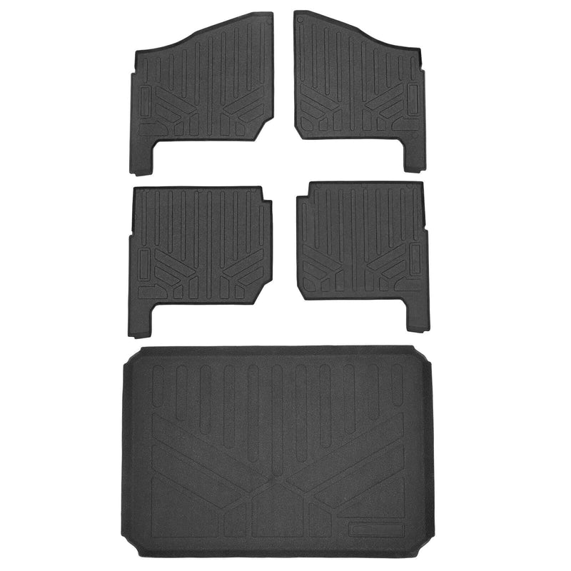 Load image into Gallery viewer, SMARTLINER Rugged Rubber Floor Liners For 2018-2026 Polaris Ranger 1000 (6 Seater)