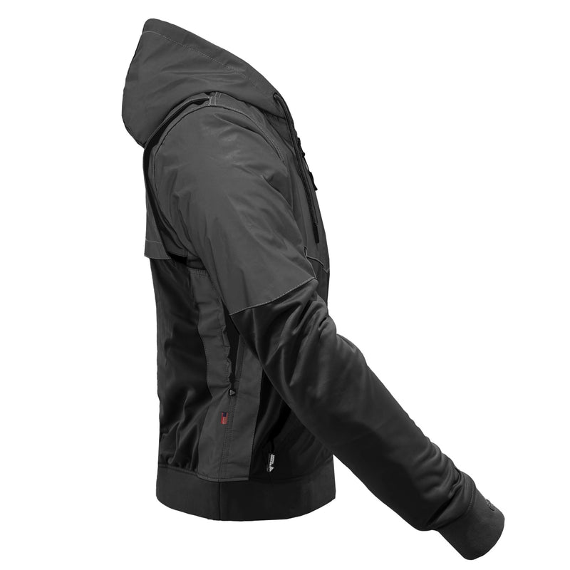 Load image into Gallery viewer, Ultra Reflective Hoodie "Nightfall Nebula" - Black and Black