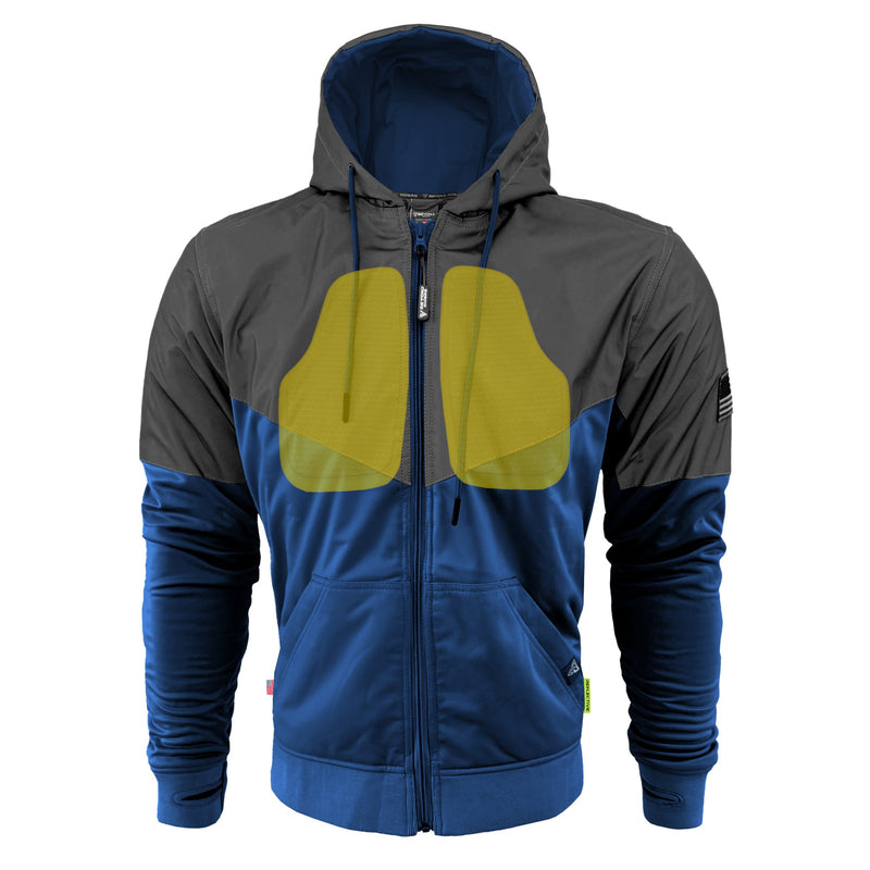 Load image into Gallery viewer, Ultra Reflective Hoodie Blue Nebula