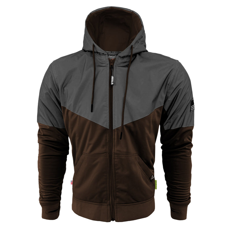 Load image into Gallery viewer, Ultra Reflective Hoodie Brown Nebula