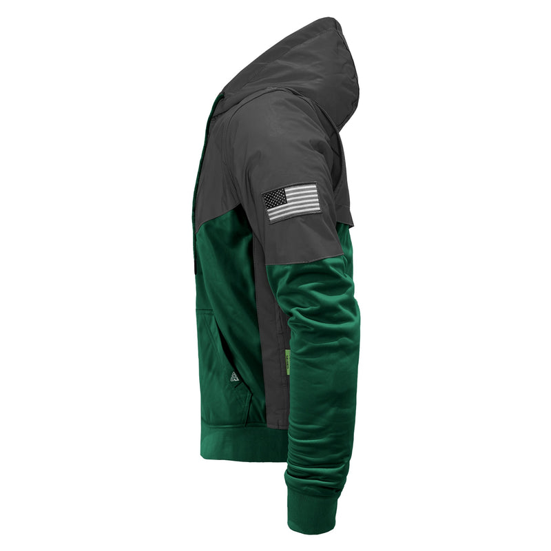 Load image into Gallery viewer, Ultra Reflective Hoodie Dark Green Nebula