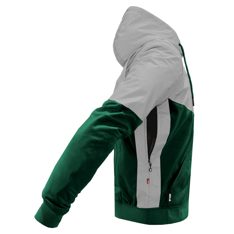 Load image into Gallery viewer, Ultra Reflective Hoodie Dark Green Eclipse