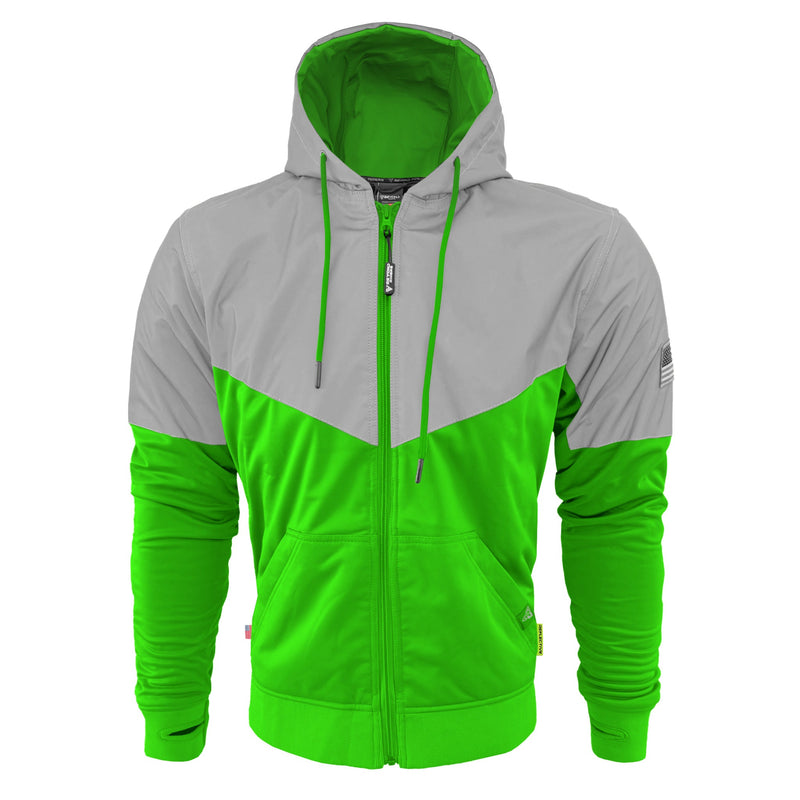 Load image into Gallery viewer, Ultra Reflective Hoodie Green Eclipse