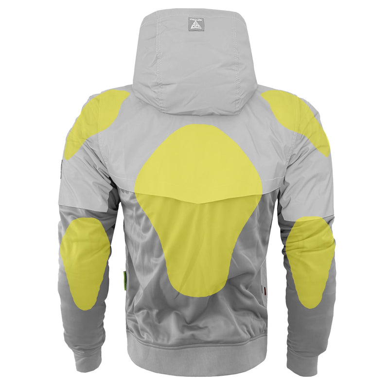 Load image into Gallery viewer, Ultra Reflective Hoodie "Twilight Titanium" - Light Gray and Silver