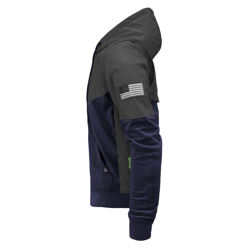 Load image into Gallery viewer, Ultra Reflective Hoodie Navy Blue Nebula